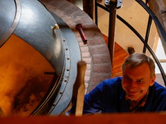 Oberbraumeister Georg im Einsatz